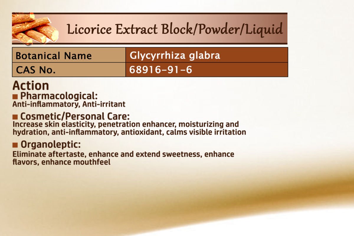 Licorice Extract Block Powder Liquit