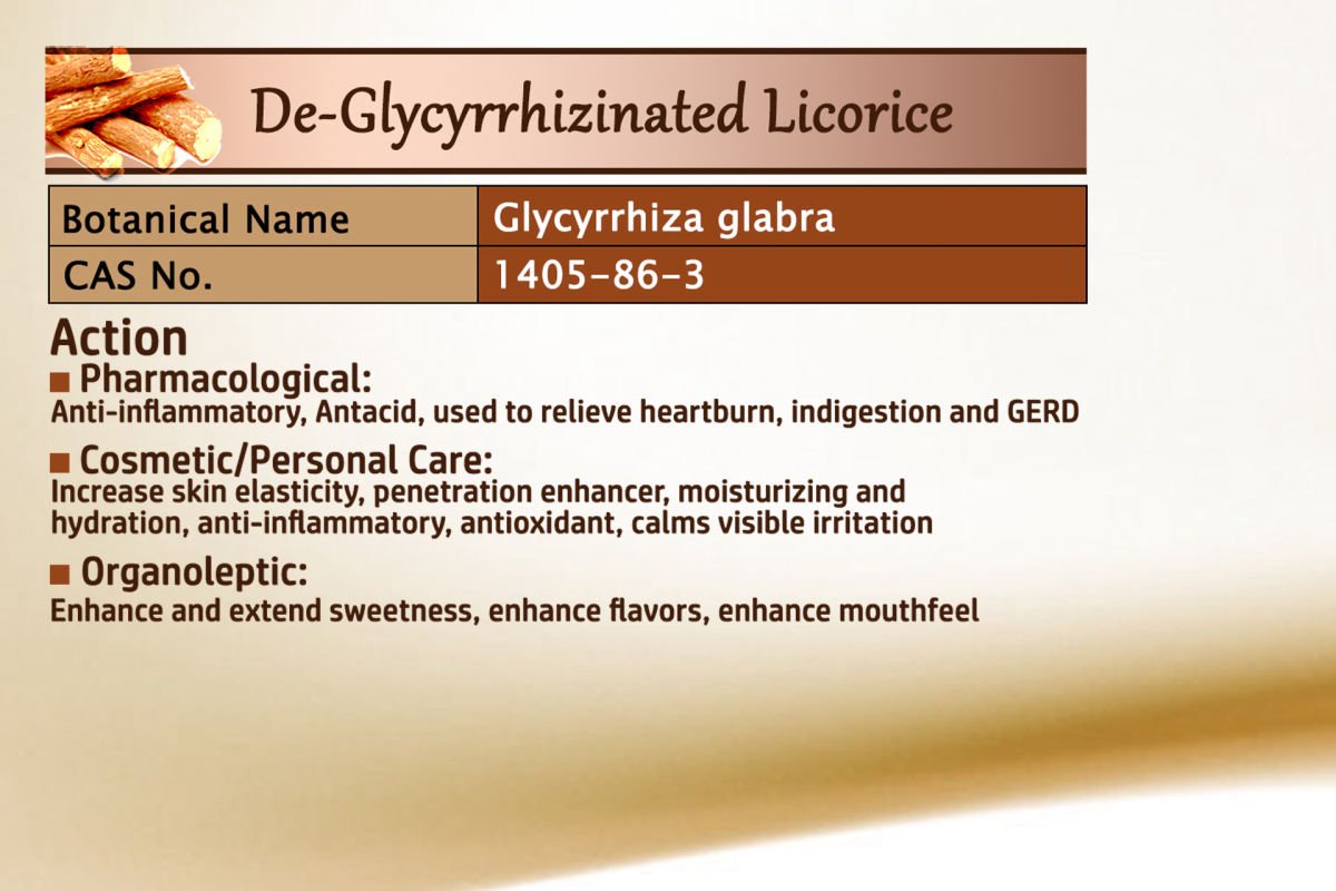 De-Glycyrrhizinated Licorice